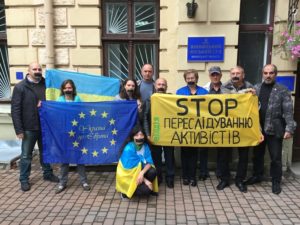 Ukranian state official peaches eco-activists for pointing out at possible corruption