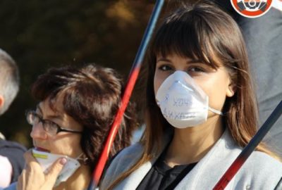 We want to breathe! Citizens of Ukrainian cities demonstrate for lower industrial emissions