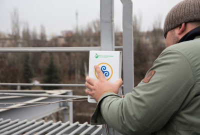 Встановлення вимірювальних станцій для моніторингу повітря в Україні