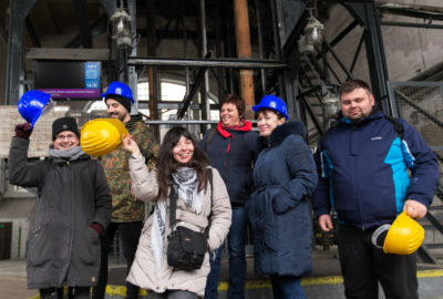 Learning on industrial pollution at the Czech and Polish mining sites