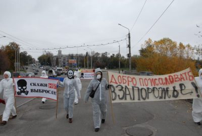 Industrial farms in Ukraine – big pollution and massive traffic