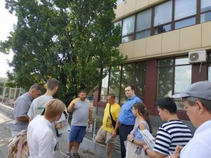 Workshop about mobile public air quality monitoring station in Zaporizhia