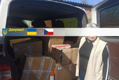 Відважні українці отримали гуманітарну підтримку від чеського народу