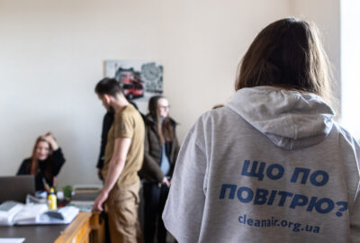 The Clean Air team in Kharkiv met with representatives of the Department of the Environment of Kharkiv Regional Military Administration, activists and the scientific community
