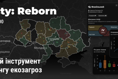 Відбулася офіційна презентація нового сайту моніторингу повітря Reborn.EcoCity