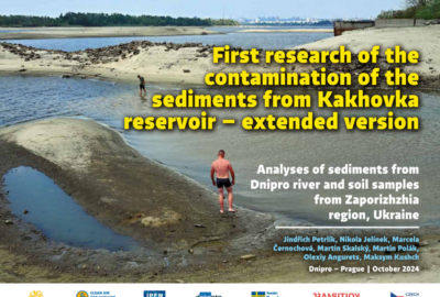 First research of the contamination of the sediments from Kakhovka reservoir — extended version