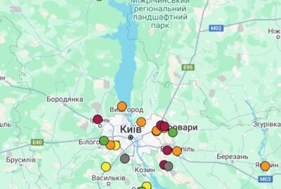 Звіт щодо стану атмосферного повітря у м. Київ та Київській області за жовтень