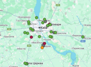 Звіт щодо стану атмосферного повітря в м. Київ та Київській області за липень 2025 року