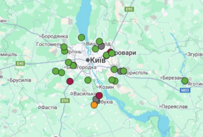Звіт щодо стану атмосферного повітря в м. Київ та Київській області за липень 2025 року