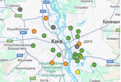 Звіт щодо стану атмосферного повітря в м. Київ та Київській області за вересень 2025 року