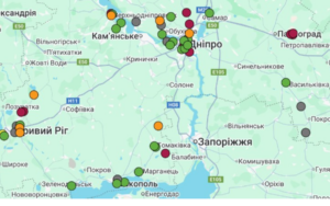 Звіт щодо стану атмосферного повітря у Дніпропетровській, Запорізькій, Харківській та Донецькій областях за липень