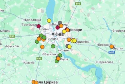 Звіт щодо стану атмосферного повітря в м. Київ та Київській області за жовтень 2025 року