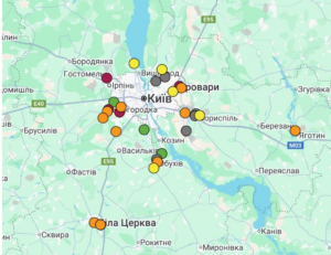 Звіт щодо стану атмосферного повітря в м. Київ та Київській області за грудень 2025 року
