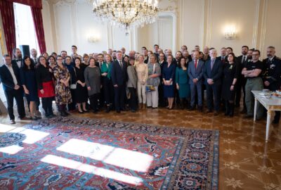 Президент Чехії подякував організаціям, що підтримують Україну: серед учасників — представниця Arnika